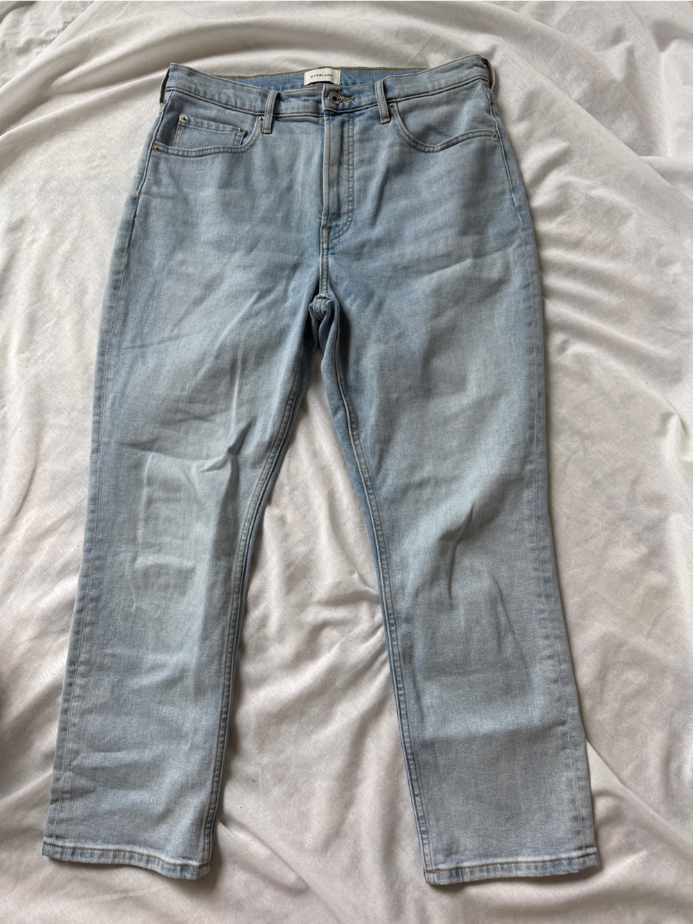 Everlane The Original Cheeky Jean Women’s 30S Light Wash Straight Leg Crop